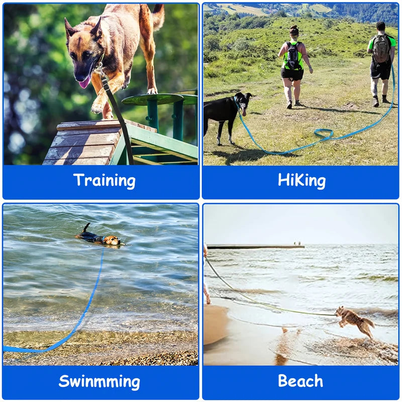 Nylon Extra Long Dog Lead For Dog Recall Training