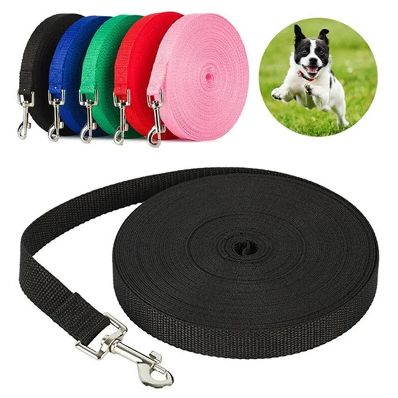 Nylon Extra Long Dog Lead For Dog Recall Training