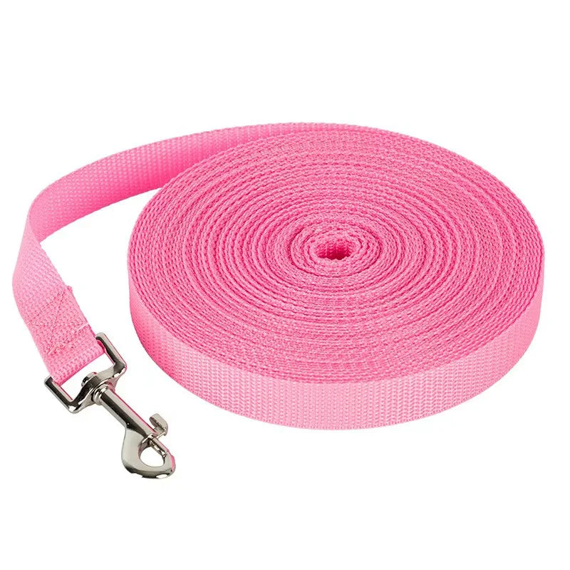 Nylon Extra Long Dog Lead For Dog Recall Training