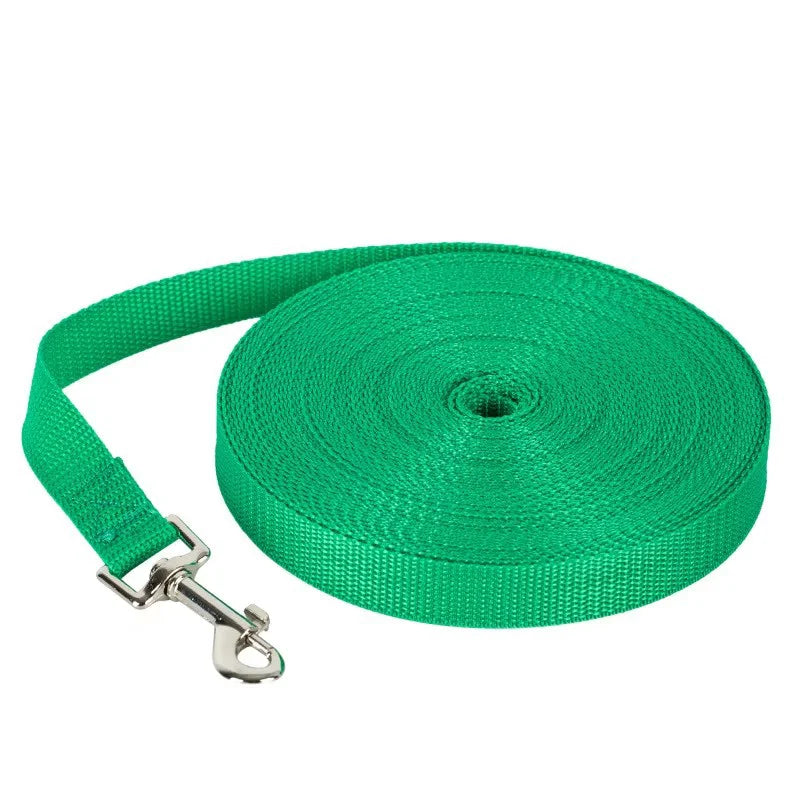 Nylon Extra Long Dog Lead For Dog Recall Training